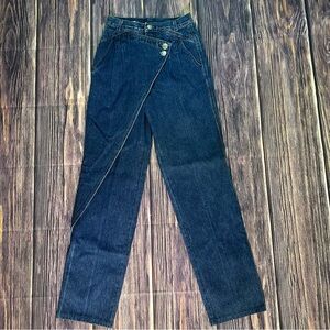 Women’s Vintage Front Flap Rocky Mountain Rockies Blue denim Bareback Jeans